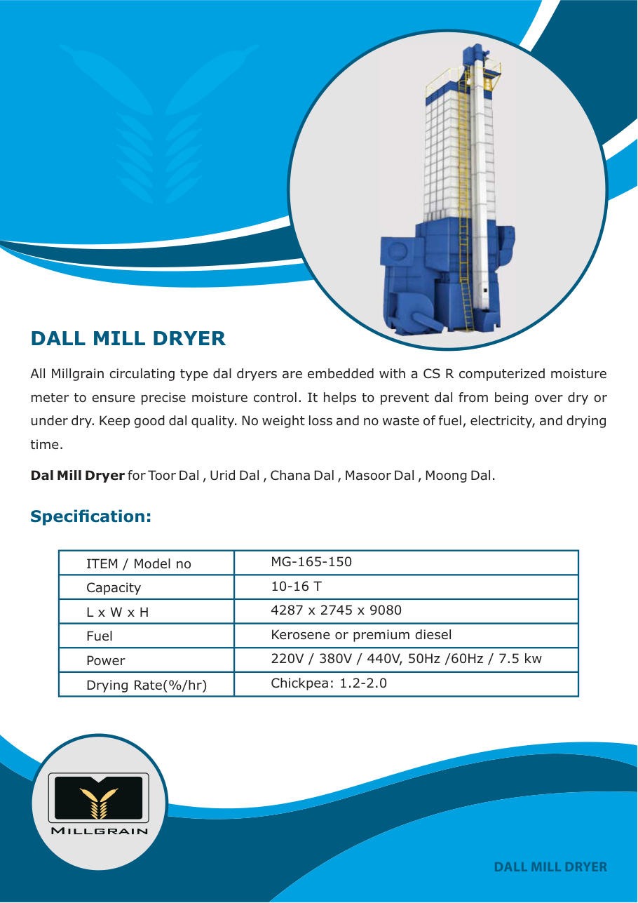 Example specification datasheet